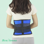 Ceinture de maintien souple Scoliosos portée sur le bas du dos