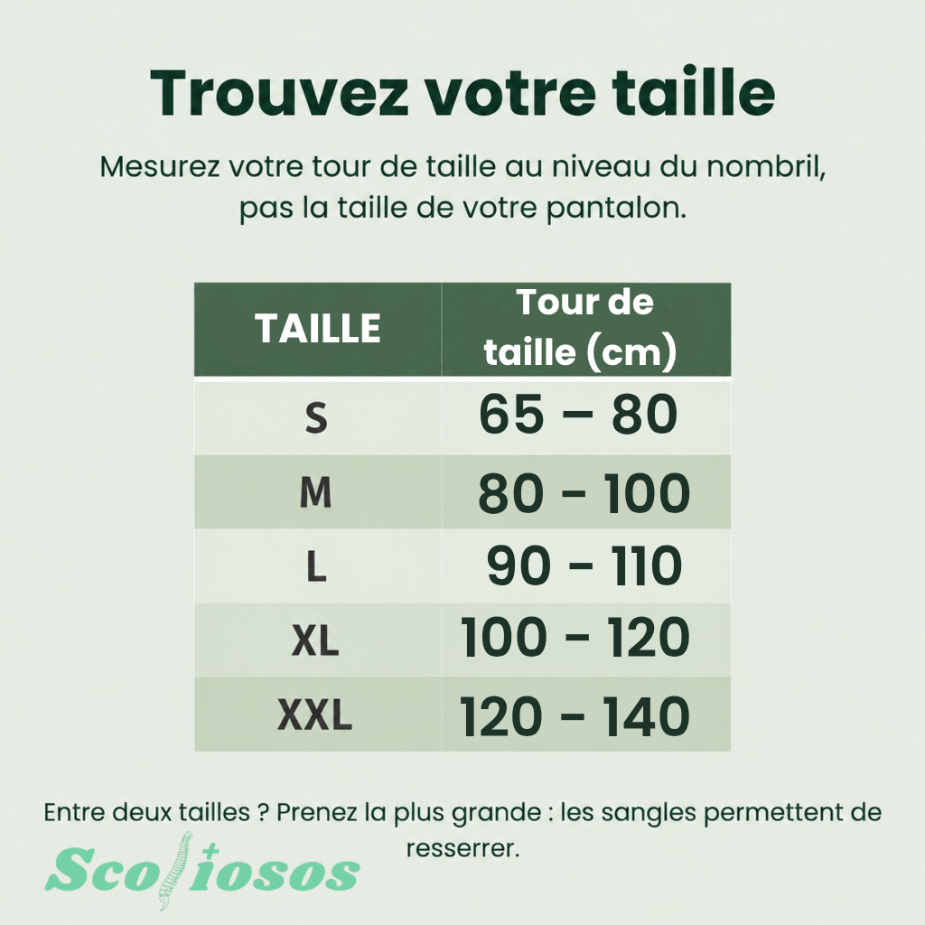 Ceinture lombaire renforcée Scoliosos